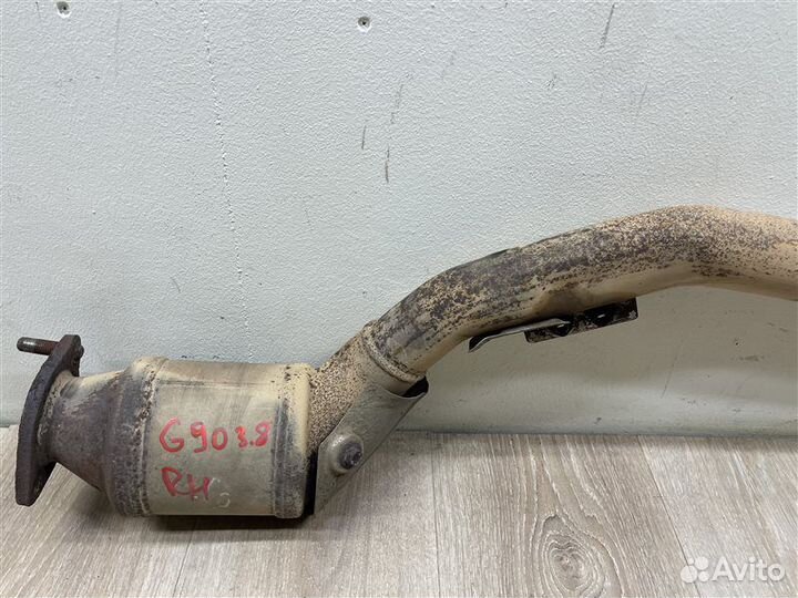 Глушитель правый Genesis G90 3.8 AWD 2016-2019