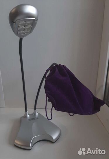 Лампа гибкая настольная с лупой