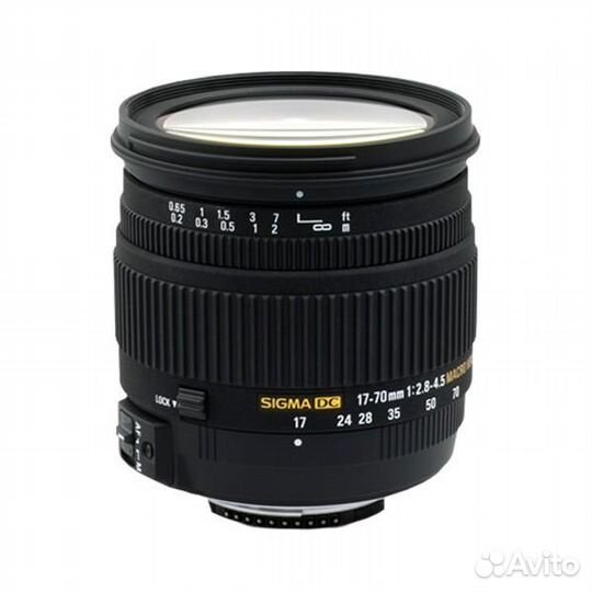 Nikon Sigma 17-70mm f2.8-4.5 HSM Macro+Бленда+