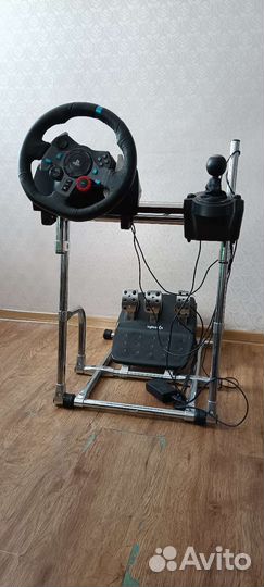 Logitech g29+кпп+стойка