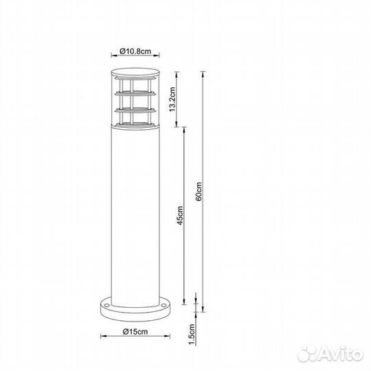 Уличный светильник Arte Lamp Tokyo A5316PA-1BK