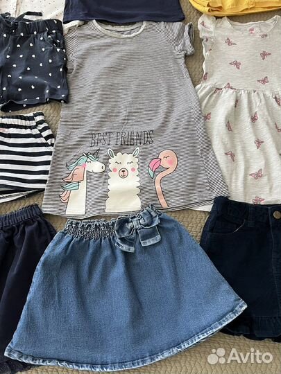 Одежда для девочки пакетом 110 116
