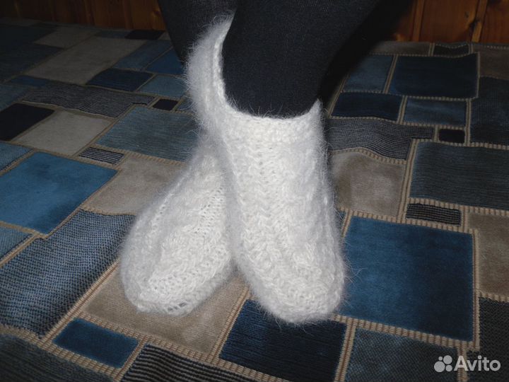 Следки женские из собачьей шерсти Аляска