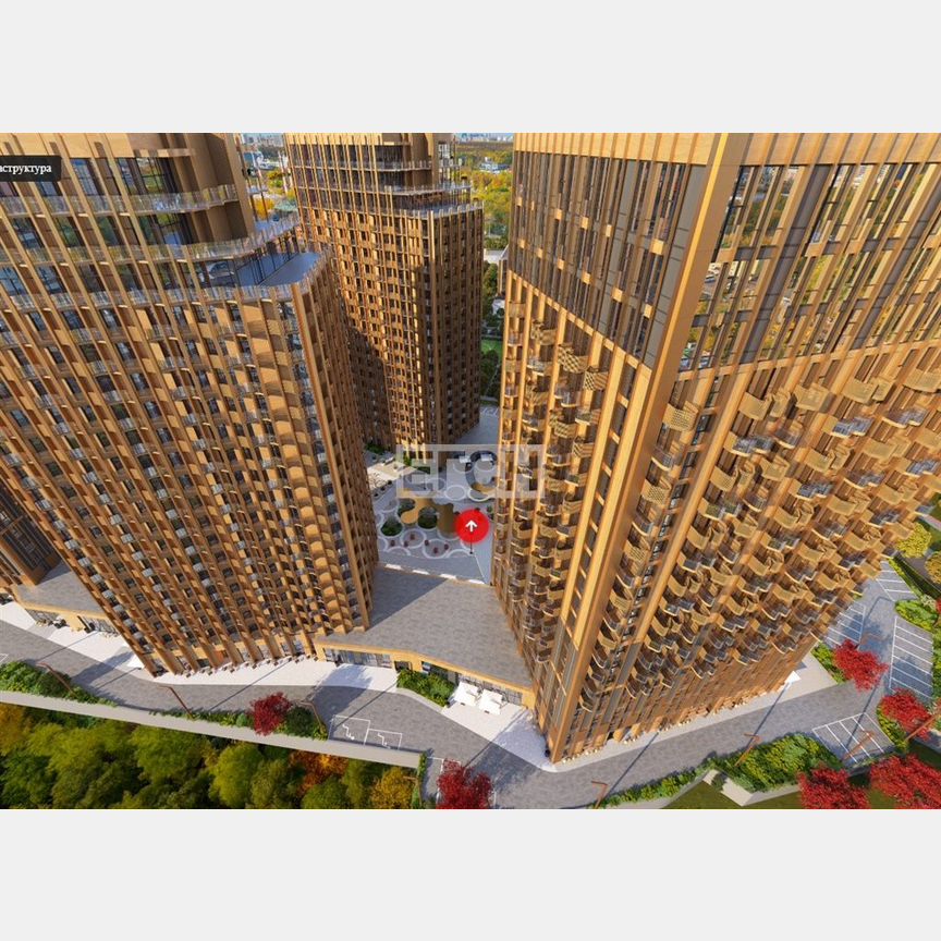 1-к. квартира, 42,6 м², 3/28 эт.