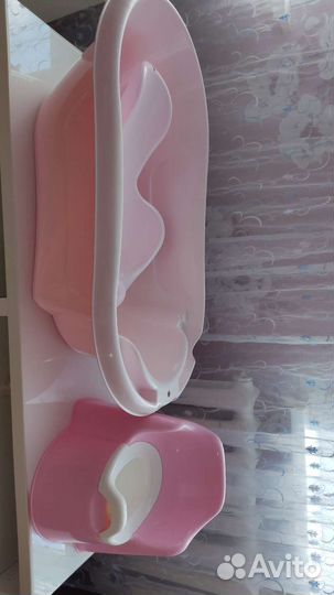 Ванночка для купания с горкой+ горшок