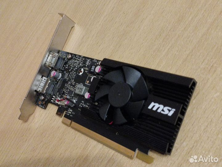 Видеокарта MSI nvidia Geforce gt 1030 2gb