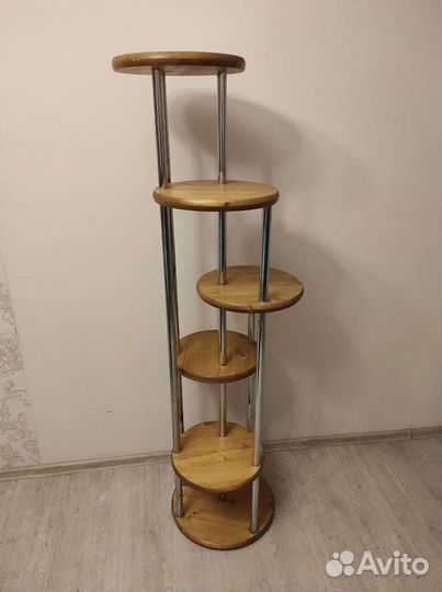 Подставка для цветов этажерка массив