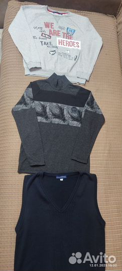 Вещи и куртка на парня 152-164