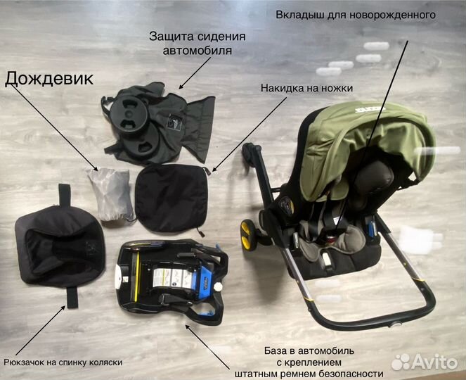 Коляска автокресло Doona plus