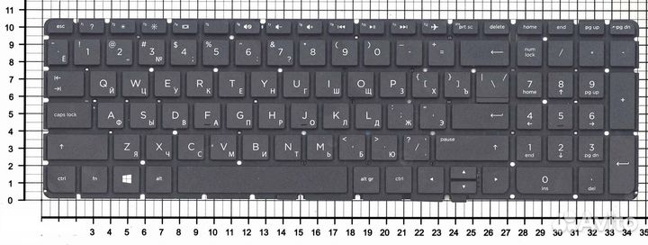 Клавиатура для ноутбука HP Pavilion 250 G4 G5, 255