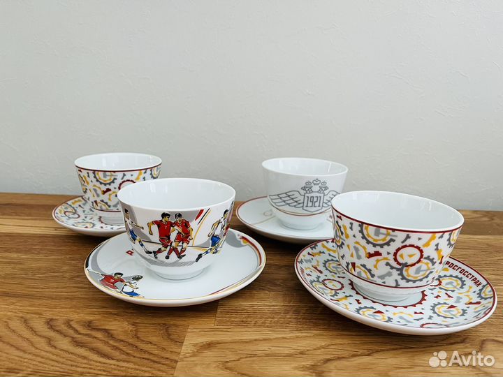 Чайные пары 4 шт. футбол