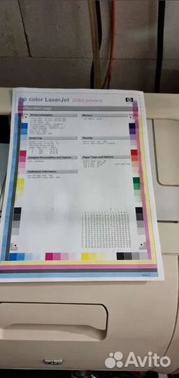 Принтер hp color laserjet 3550 на зч