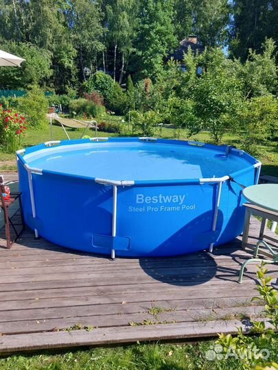 Каркасный бассейн 300 на 76 с новым фильтром