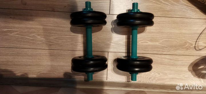 Гантели разборные обрезиненные 20 кг