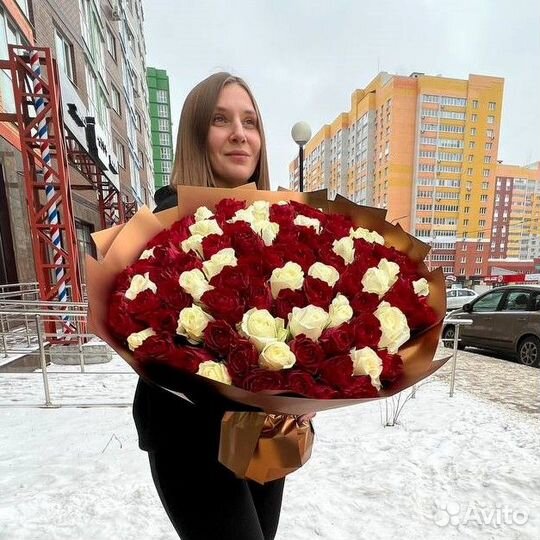 Букет роз доставка по городу