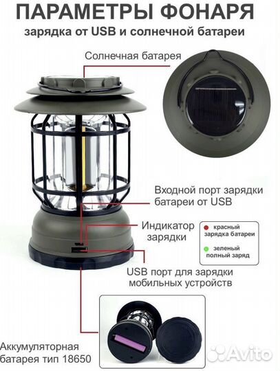 Кемпинговый фонарь
