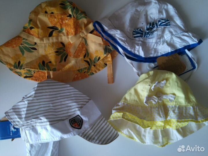 Много шапочек (зима, демисезон, лето), унисекс