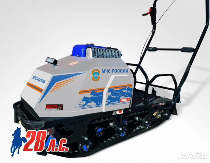 Мотобуксировщик ikudzo 2.0 1450/500 EKR28 мчс