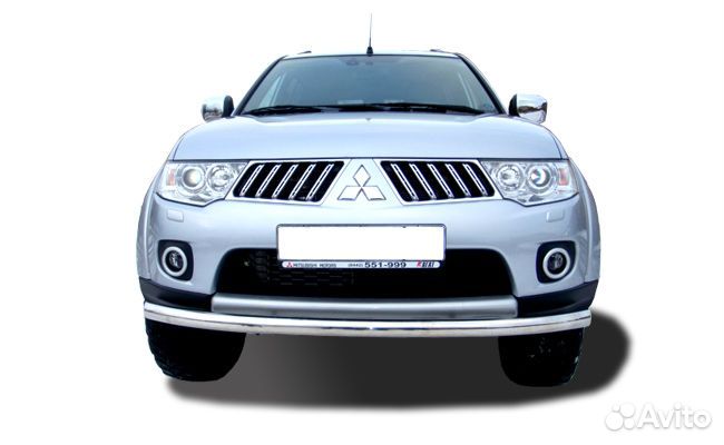 Защита передняя Mitsubishi Pajero Sport 2008+