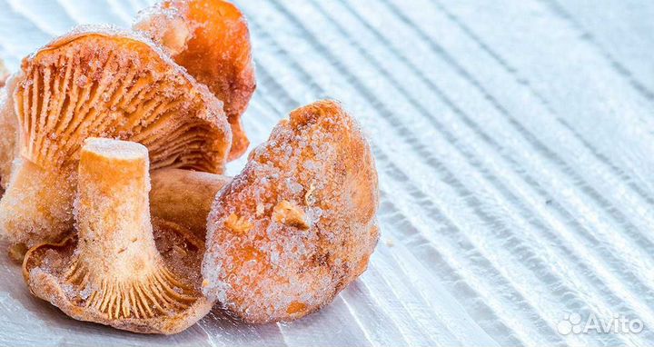 Грибы Лисички свежемороженые 6кг