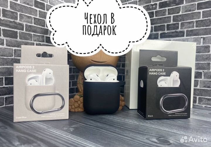 Наушники apple airpods 2 + гарантия