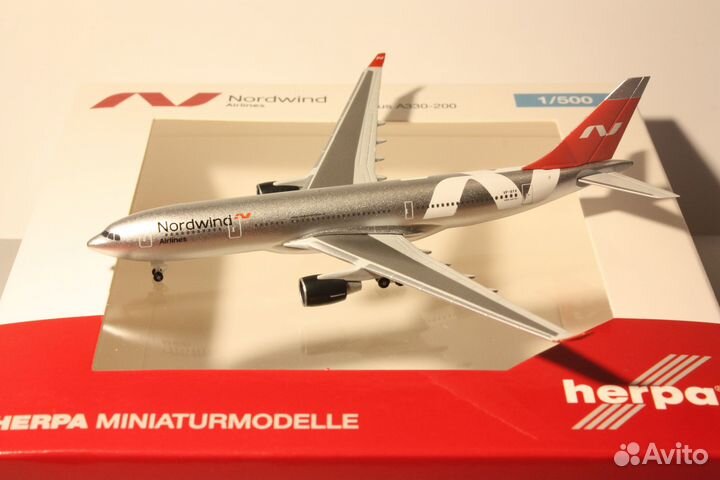 Airbus A330 Nordwind airlines Herpa 1/500