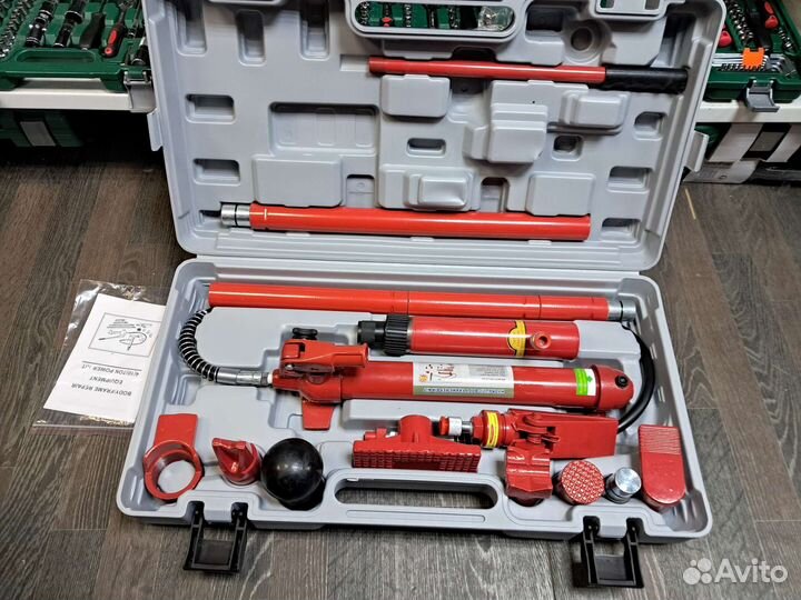 Набор гидравлических растяжек 10Т для кузовных раб