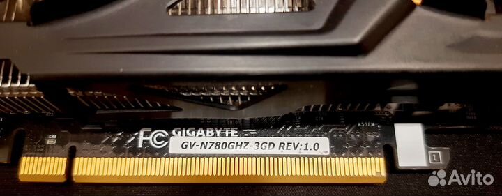 Видеокарта gtx 780