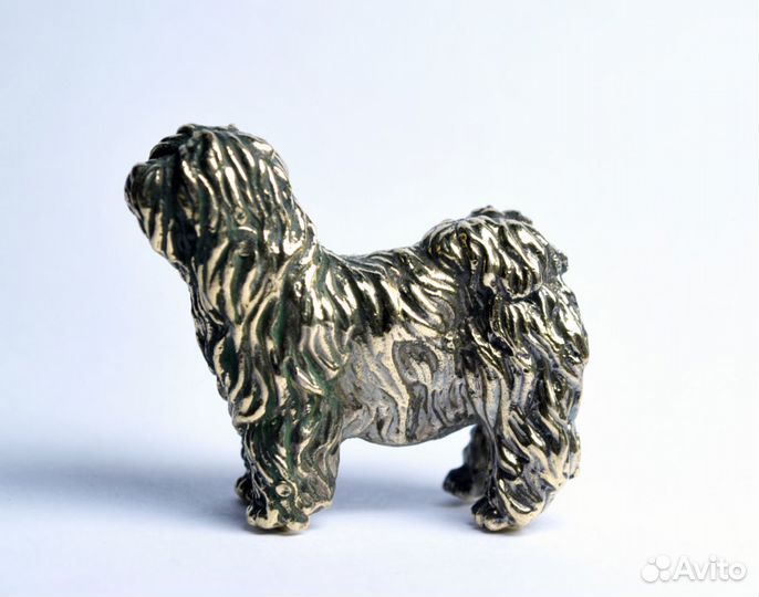 Мопс,йорк,спаниель-фигурки собак из бронзы