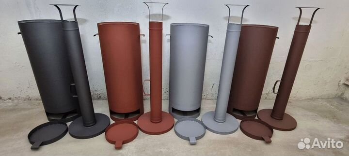 Печь для бассейна на дровах из нержавеющей стали