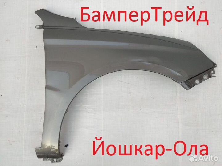 Крыло правое Шевроле Круз 09 Серебристый