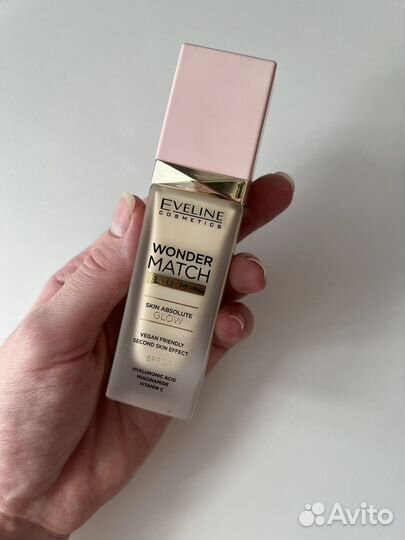 Тональный крем eveline wonder match lumi