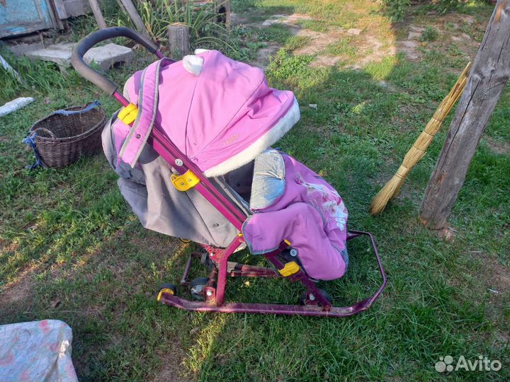 Детские санки коляска NikaKids