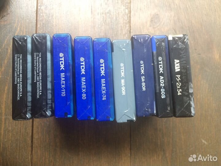 Аудио кассеты 1989-97, Metal, Chrom, TDK, Axia