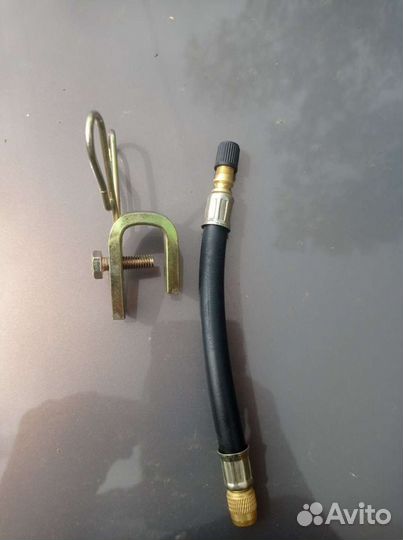 Удлинитель вентиля подкачки шины, резиновый 140 мм