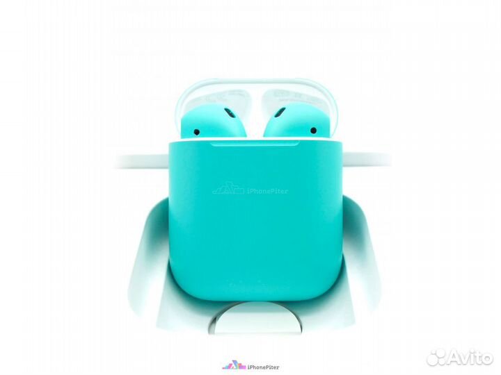 Беспроводные наушники AirPods 2 (Бирюзовый)