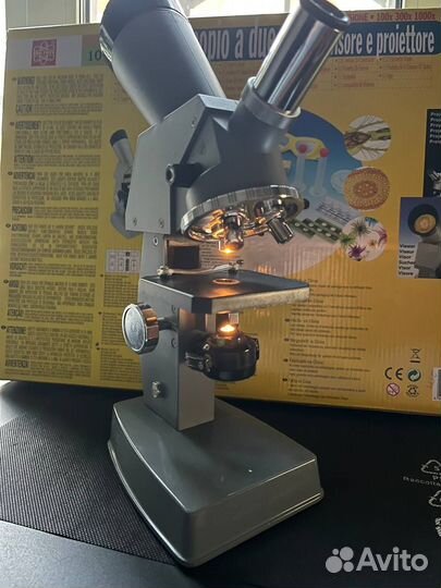 Микроскоп детский с подсветкой