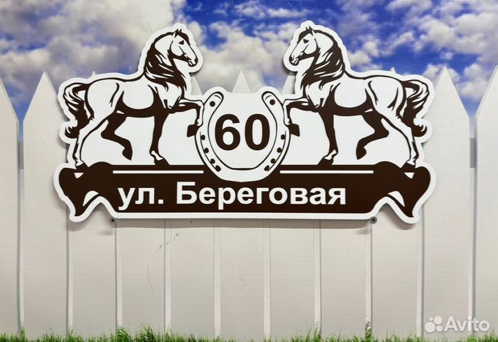 Индивидуальные адресные таблички – для домов и дач