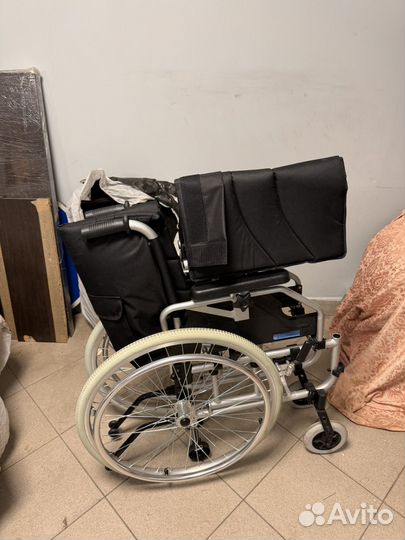 Кресло-коляска инвалидная алюминиевая складная