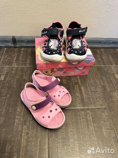 Босоножки и сандалии, crocs, honey girl, 25