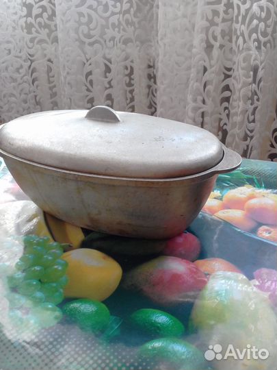 Чугунная Утятница, Жаровня, Гусятница - из СССР