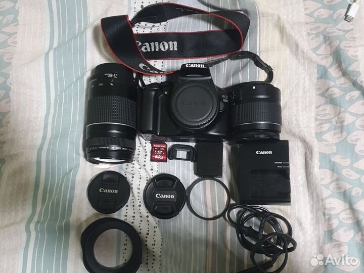 Фотоаппарат canon 1100d kit