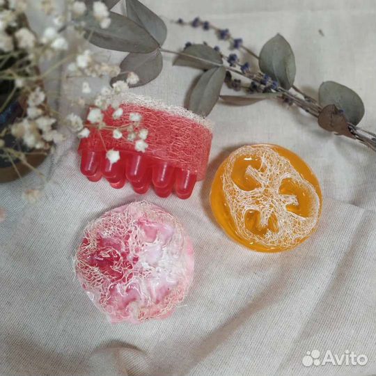 Мыло с люфой