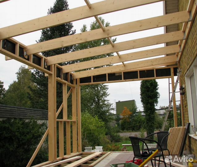 Пристройки, беседки, навесы, ремонт домов