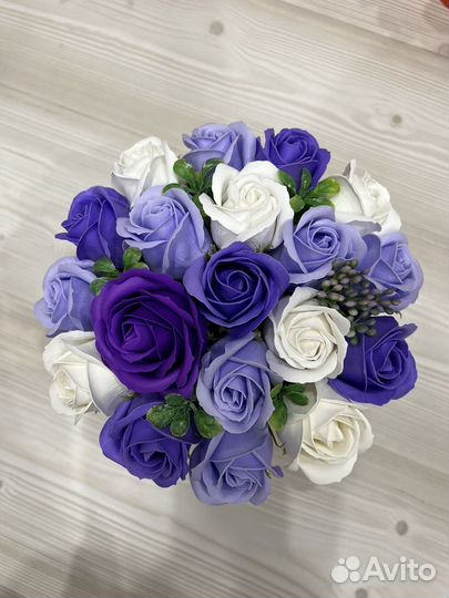 Букет из мыльных роз, учителю, маме