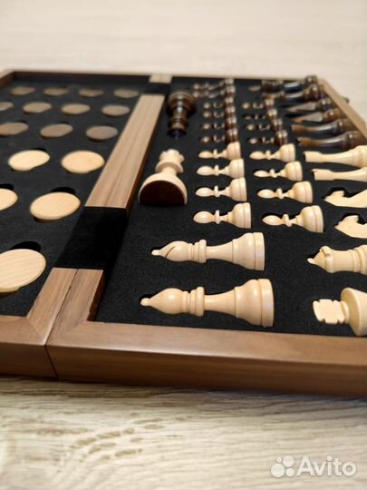 Шахматы деревянные магнитные 39см*39см