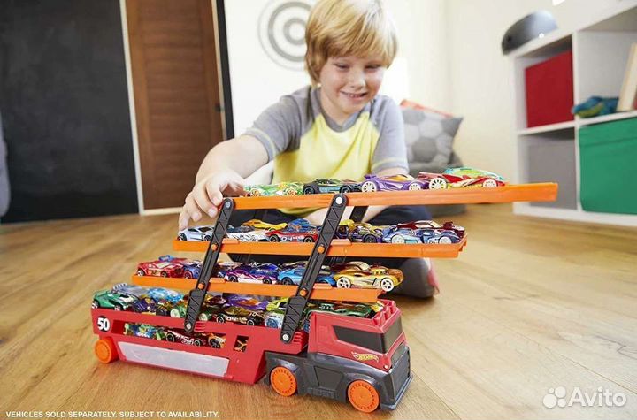 Автовоз Hot Wheels mega truck из Финляндии