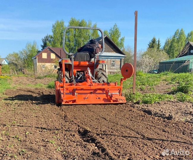 Благоустройство участка, газон, покос, вспашка