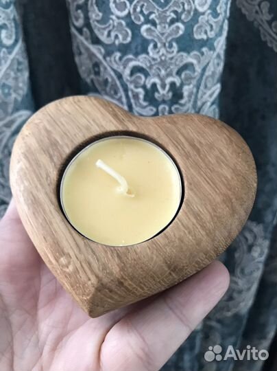 Подсвечник из дерева