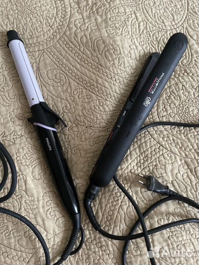 Стайлер Philips и утюжок Rowenta